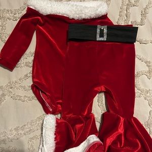 Santa bell bottom outfit